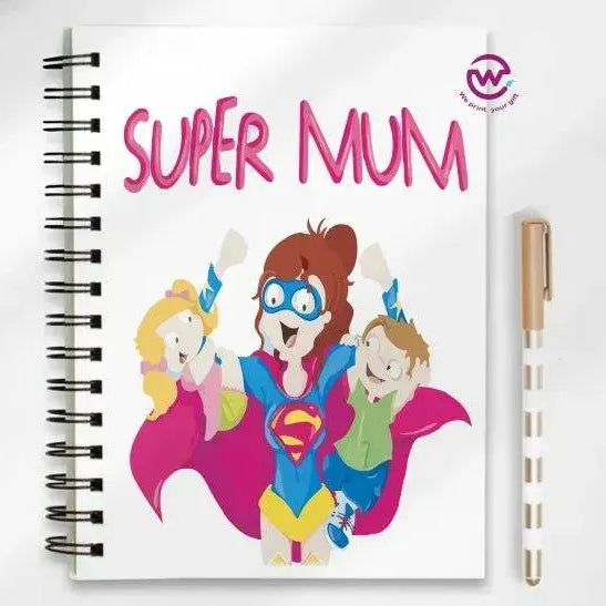 Notebook - A5 Size - Mother's Day Designs 1 - WE PRINT