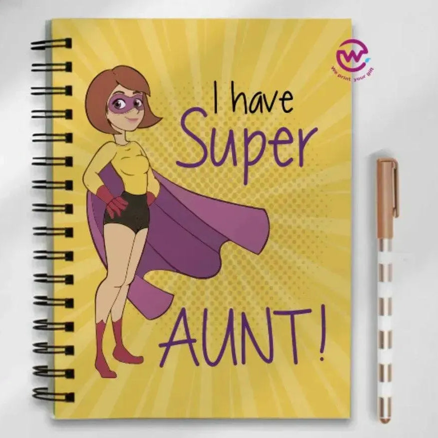 Notebook - A5 Size - Mother's Day Designs 1 - WE PRINT