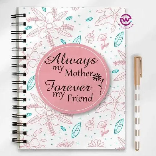 Notebook - A5 Size - Mother's Day Designs 1 - WE PRINT