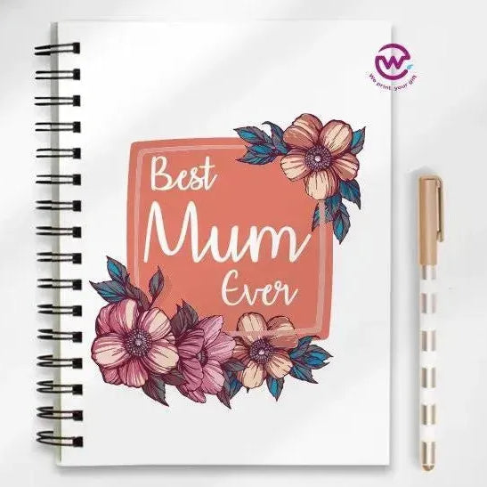 Notebook - A5 Size - Mother's Day Designs 1 - WE PRINT
