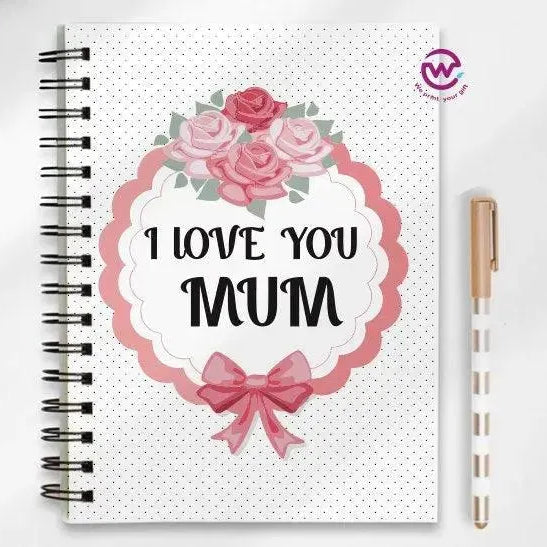 Notebook - A5 Size - Mother's Day Designs 1 - WE PRINT