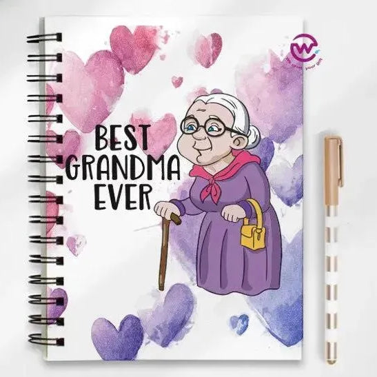 Notebook - A5 Size - Mother's Day Designs 1 - WE PRINT