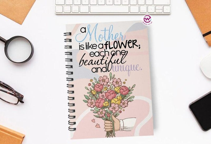 Notebook - A5 Size - Mother's Day Designs - weprint.yourgift
