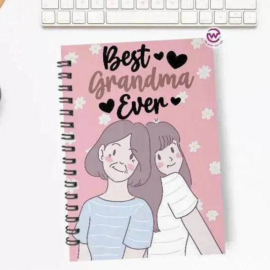 Notebook - A5 Size - Mother's Day Designs - WE PRINT