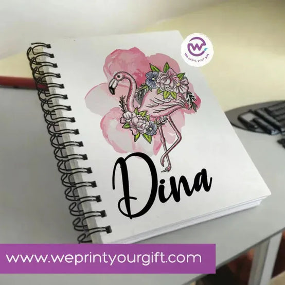 Notebook - A5 Size - Names Designs - WE PRINT