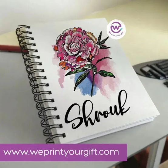Notebook - A5 Size - Names Designs - WE PRINT