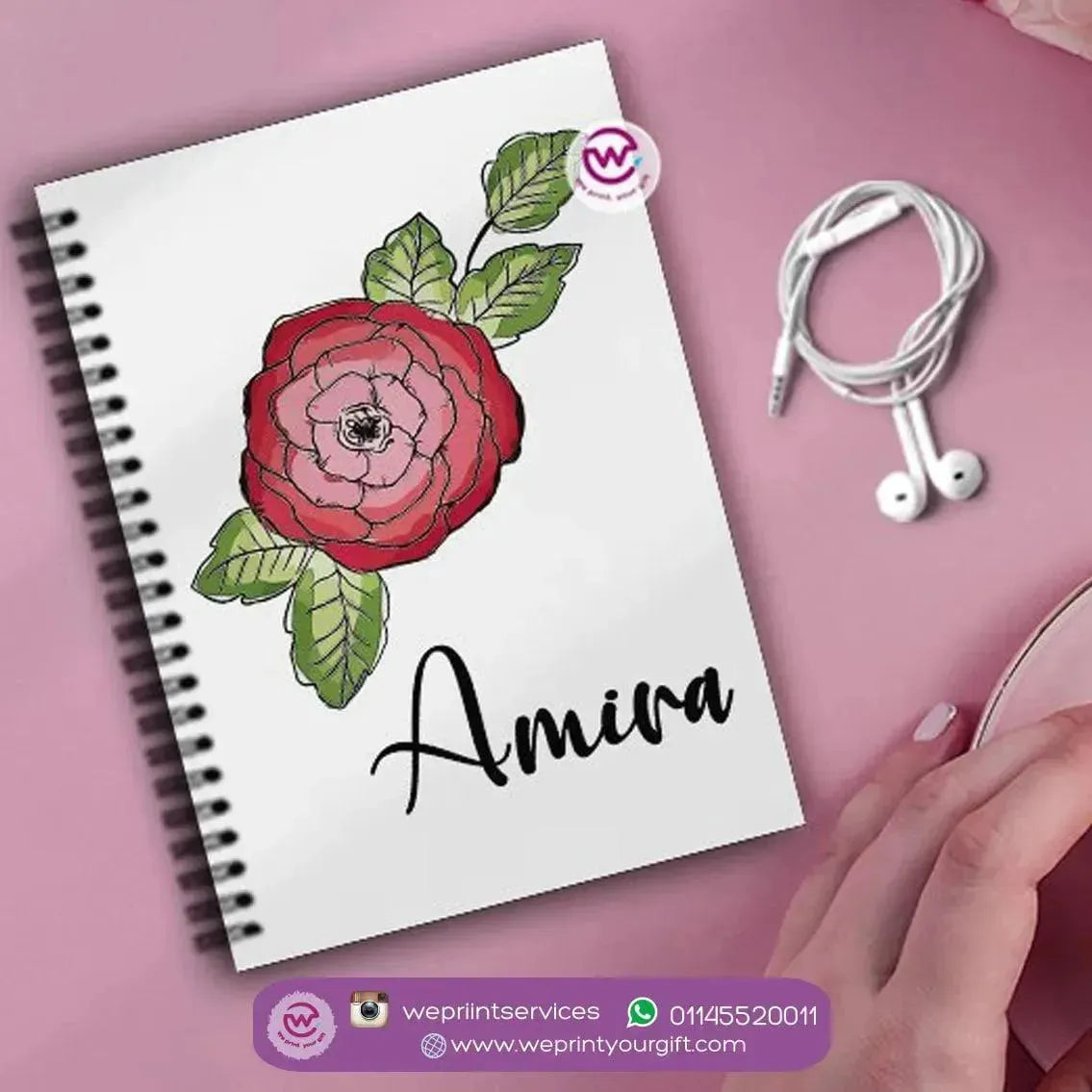 Notebook - A5 Size - Names - WE PRINT