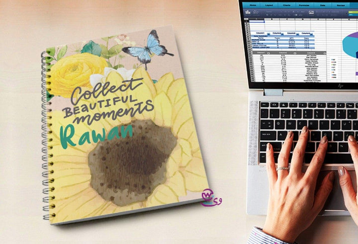 collect Beautiful Moments notebook with names 