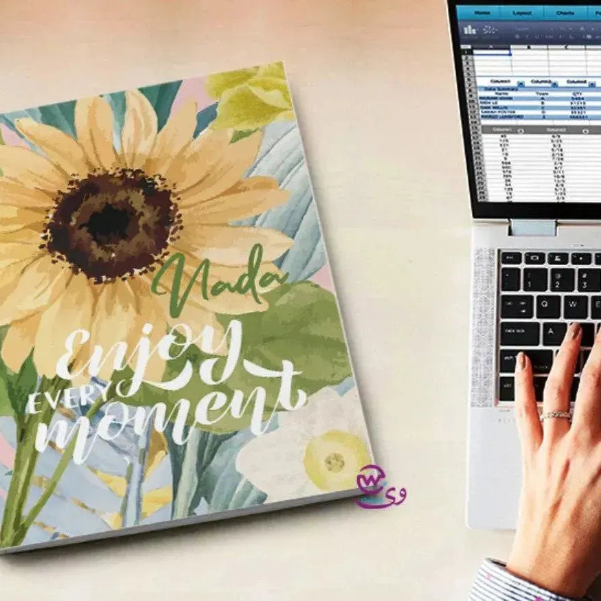 Notebook - A5 Size - Sunflower - WE PRINT