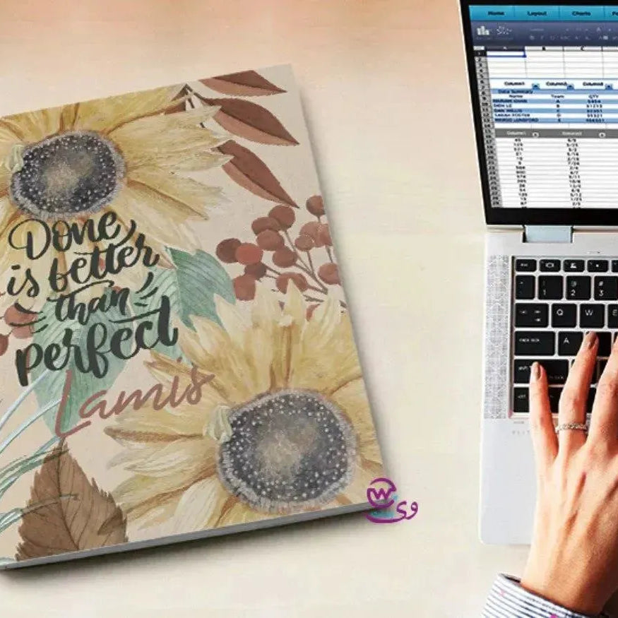 Notebook - A5 Size - Sunflower - WE PRINT