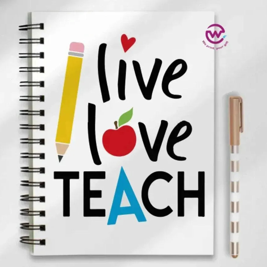 Notebook - A5 Size - Teachers - WE PRINT