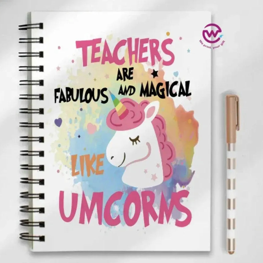 Notebook - A5 Size - Teachers - WE PRINT