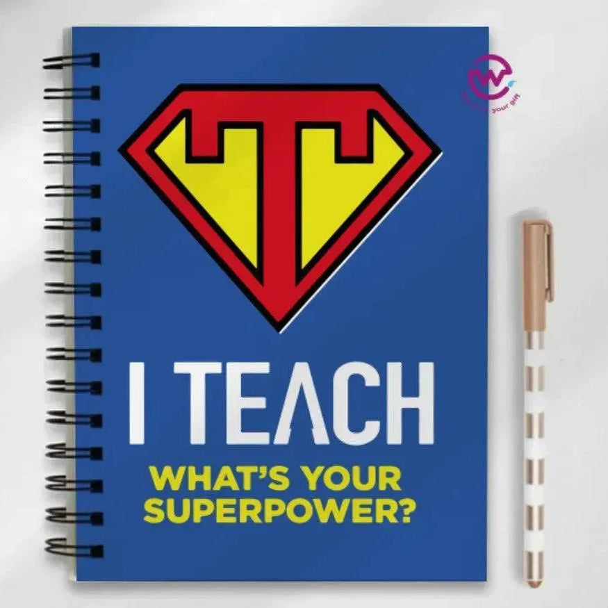 Notebook - A5 Size - Teachers - WE PRINT