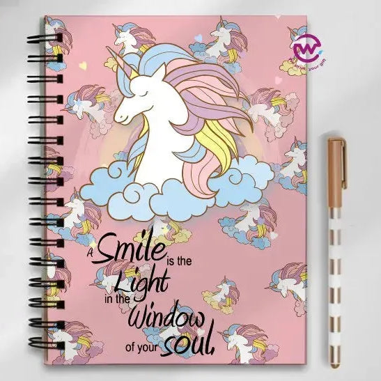 Notebook - A5 Size - Unicorn - WE PRINT