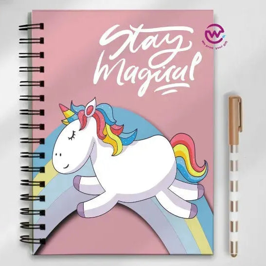 Notebook - A5 Size - Unicorn - WE PRINT