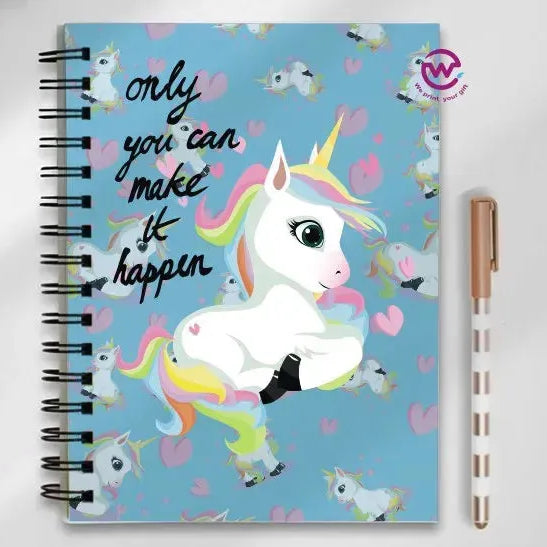 Notebook - A5 Size - Unicorn - WE PRINT