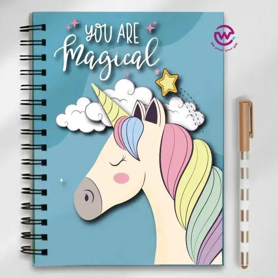 Notebook - A5 Size - Unicorn - WE PRINT
