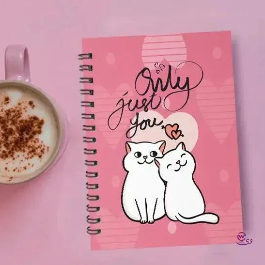 Notebook - A5 Size - Valentine's Day 1 - WE PRINT