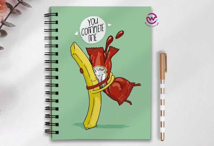 Notebook - A5 Size - Valentine's Day2 - weprint.yourgift