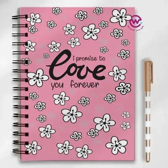 Notebook - A5 Size - Valentine's Day2 - WE PRINT