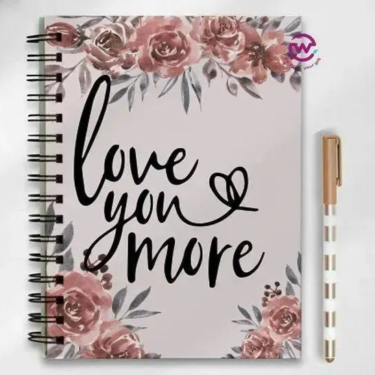 Notebook - A5 Size - Valentine's Day2 - WE PRINT
