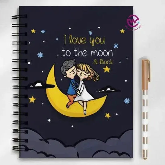 Notebook - A5 Size - Valentine's Day2 - WE PRINT