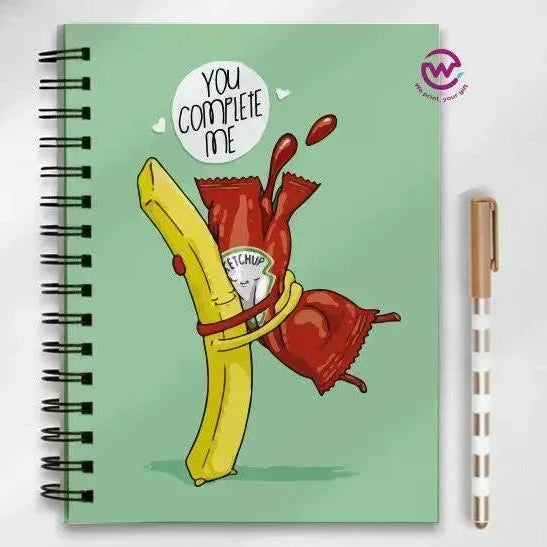 Notebook - A5 Size - Valentine's Day2 - WE PRINT