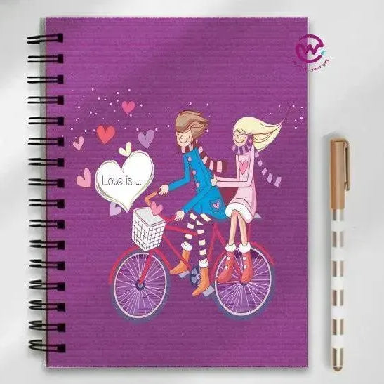 Notebook - A5 Size - Valentine's Day2 - WE PRINT