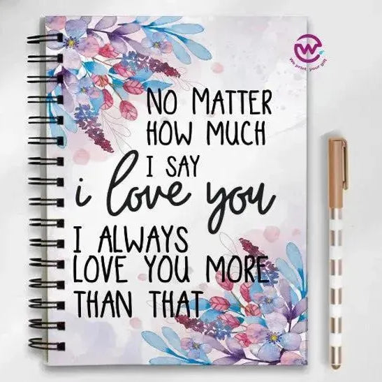 Notebook - A5 Size - Valentine's Day2 - WE PRINT