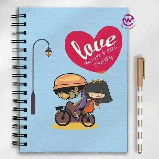 Notebook - A5 Size - Valentine's Day2 - WE PRINT
