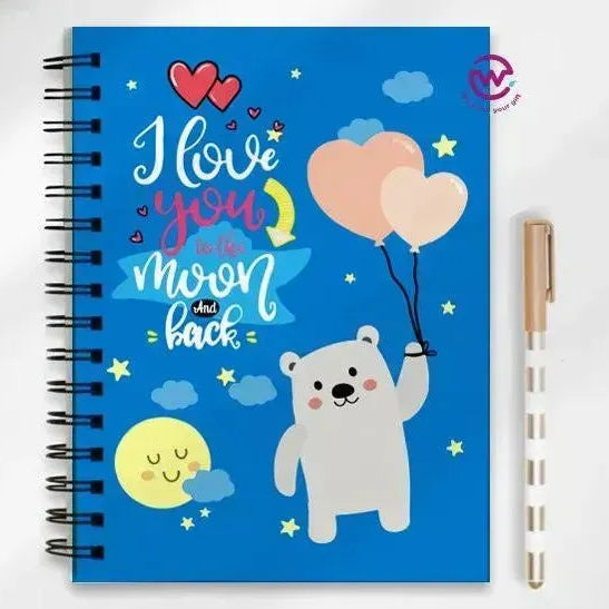 Notebook - A5 Size - Valentine's Day2 - WE PRINT