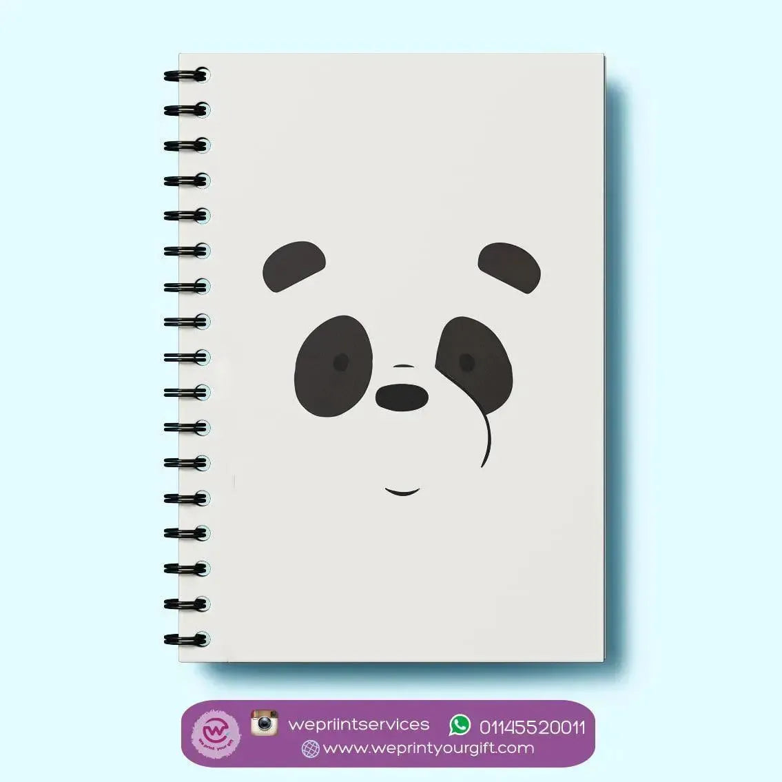Notebook - A5 Size - We Bare Bears - WE PRINT