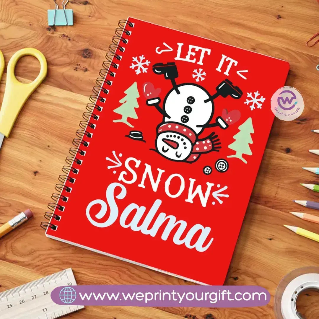 Notebook A5- Snowman - WE PRINT