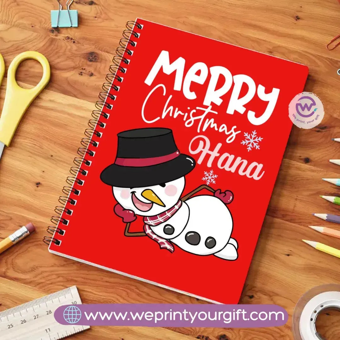 Notebook A5- Snowman - WE PRINT