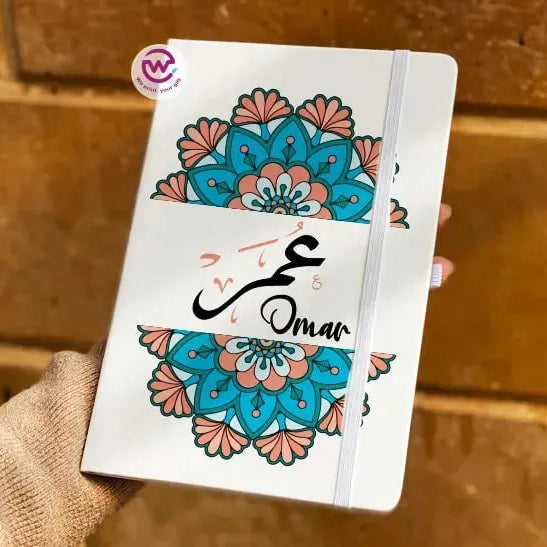 Notebook with Elastic Band - AR-NAMES - WE PRINT