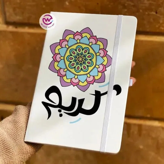 Notebook with Elastic Band - AR-NAMES - WE PRINT