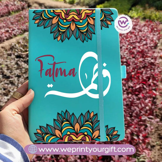 Notebook with Elastic Band- Arabic designs - WE PRINT