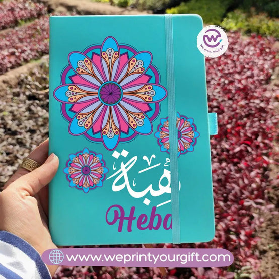 Notebook with Elastic Band- Arabic designs - WE PRINT