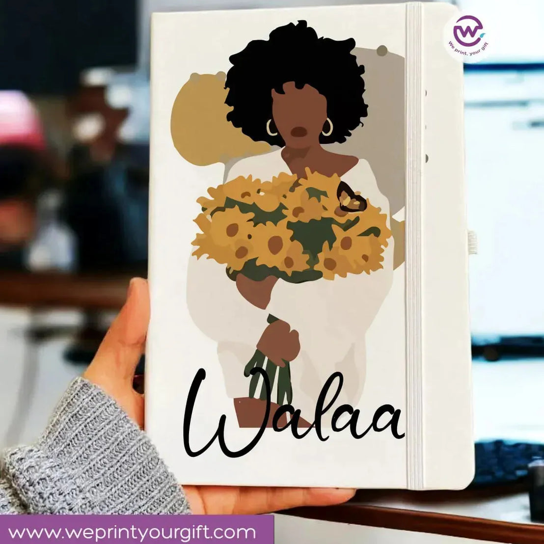 Notebook with Elastic Band - Boho Designs - WE PRINT