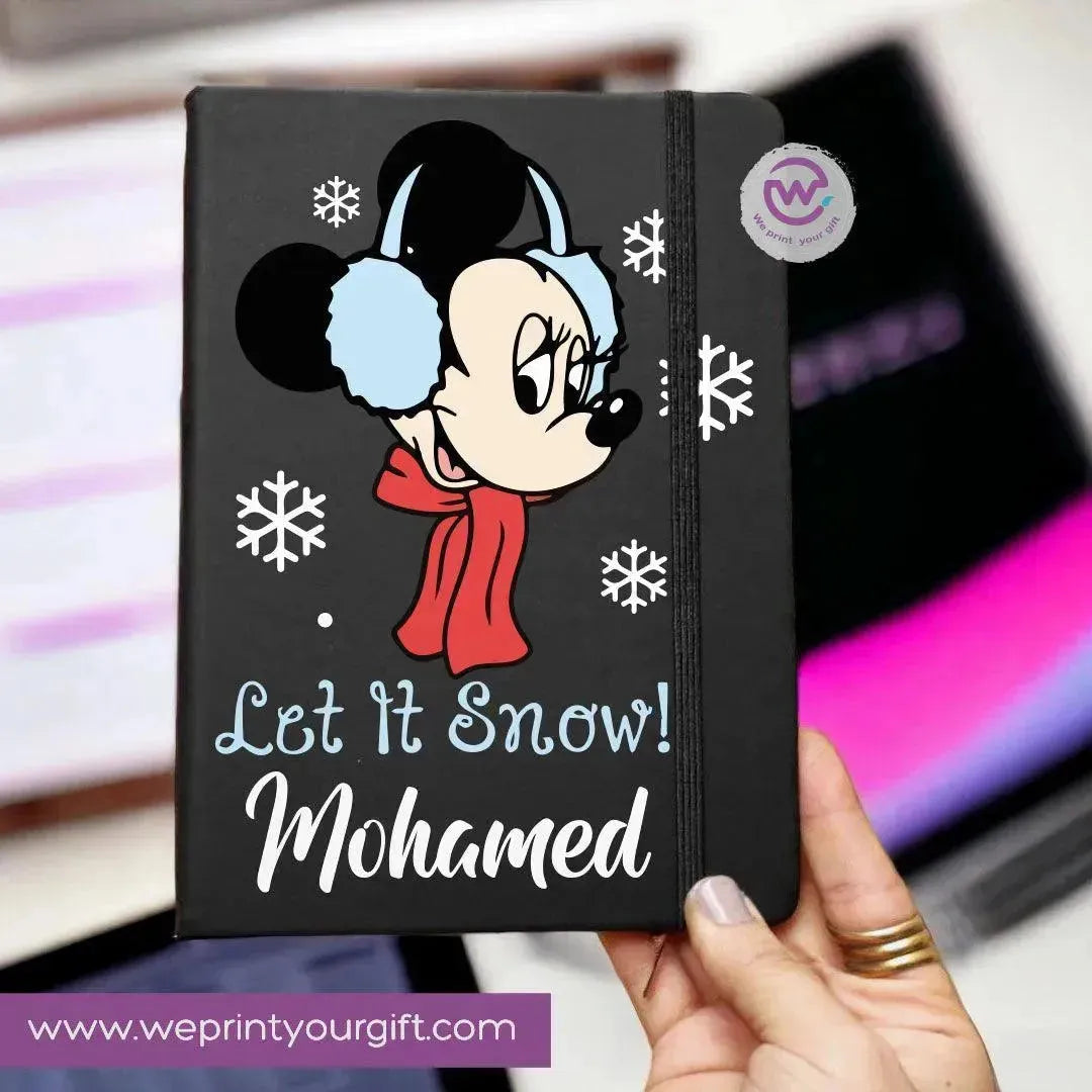 Notebook with Elastic Band- Christmas - WE PRINT