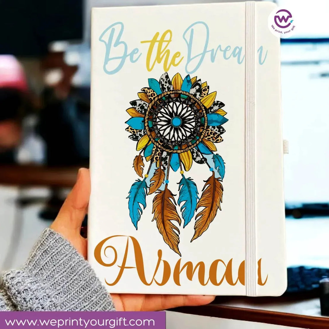 Notebook with Elastic Band - DREAM CATCHER - WE PRINT