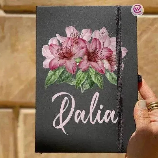Notebook with Elastic Band - Floral - WE PRINT