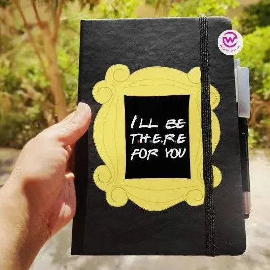 Notebook with Elastic Band- Friends - WE PRINT