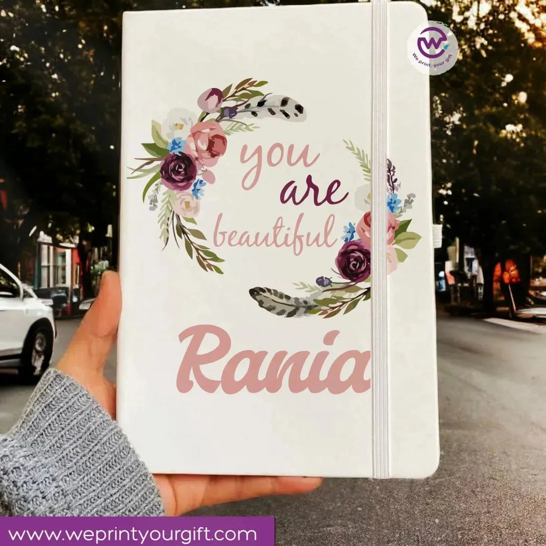 Notebook with Elastic Band - inspiration - WE PRINT