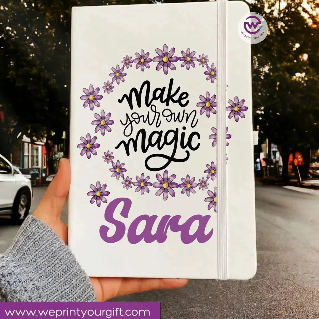 Notebook with Elastic Band - inspiration - WE PRINT