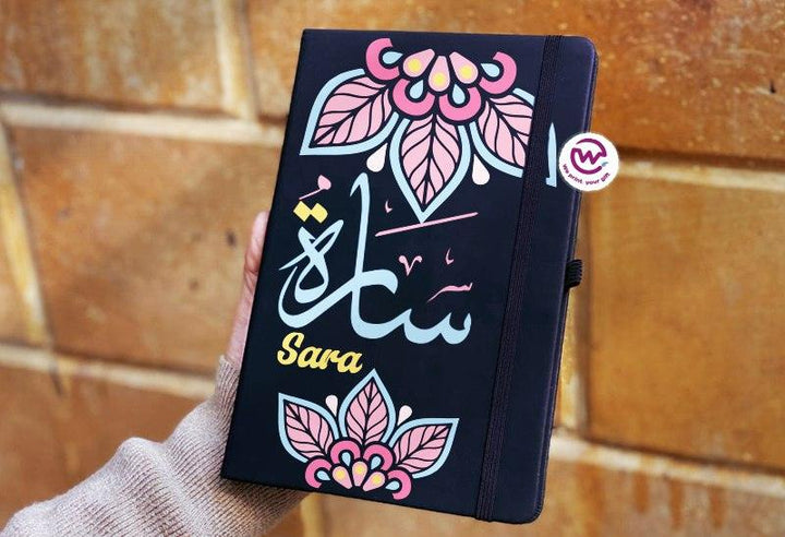 personalized  printed Notebook  with names 