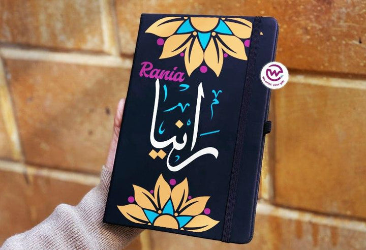 Customized printed Notebook with names 