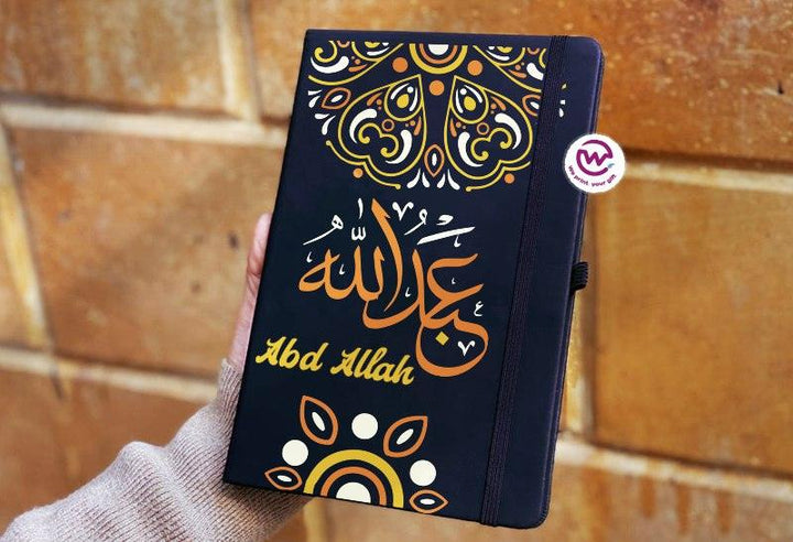 Customized printed Notebook  with names 