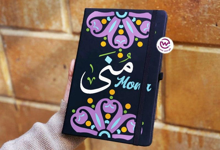 Personalized  printed Notebook  with names 