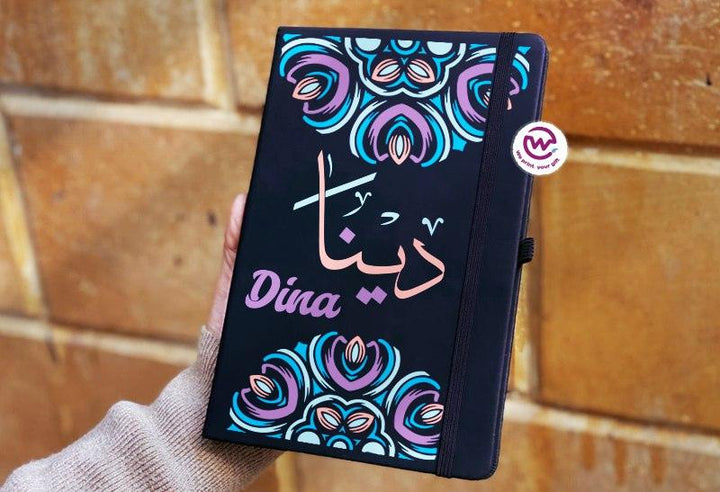 Personalized printed Notebook  with names 